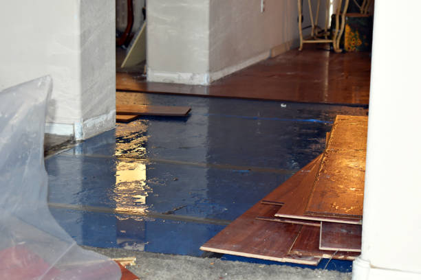 Professional Emergency Water Damage Restoration technician working in Kahlotus, WA